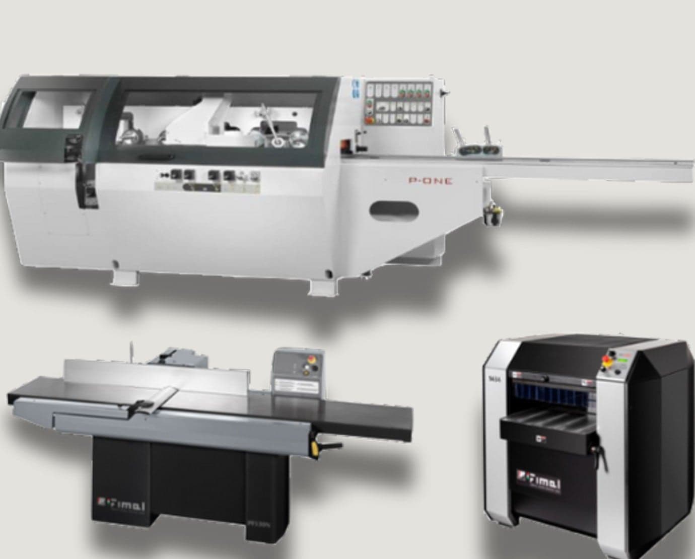 Five-head moulder and milling machines on the door production line